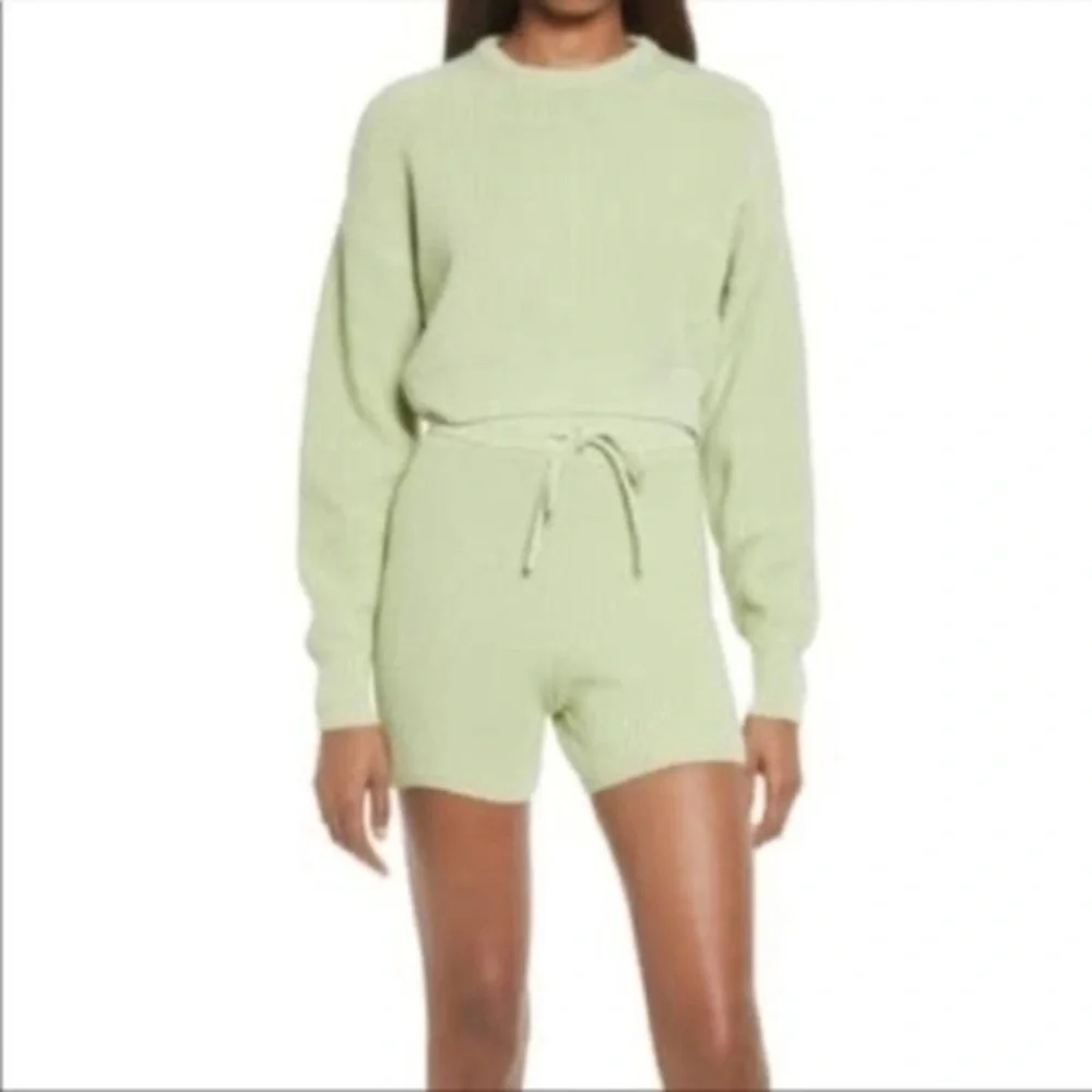 NWT Reformation Sami Crop Cotton Sweater S,M - Picture 5 of 8